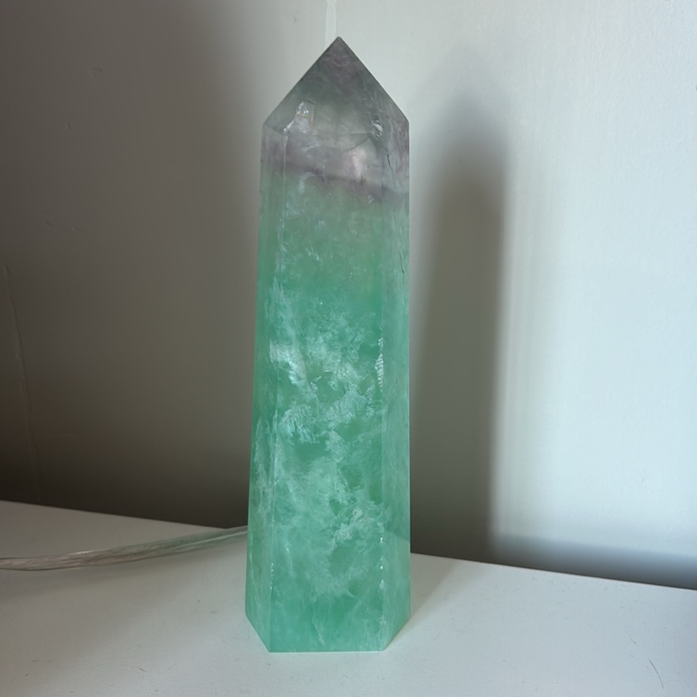 Natural Green Fluorite “The Mermaid Crystal” 10”